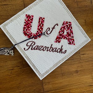 Tailor made Graduation Cap Topper, Rhinestone, Crystal, Bling cap, Grad Cap, Mortarboard cap top, Rhinestone Grad Cap, Personalized Grad Cap