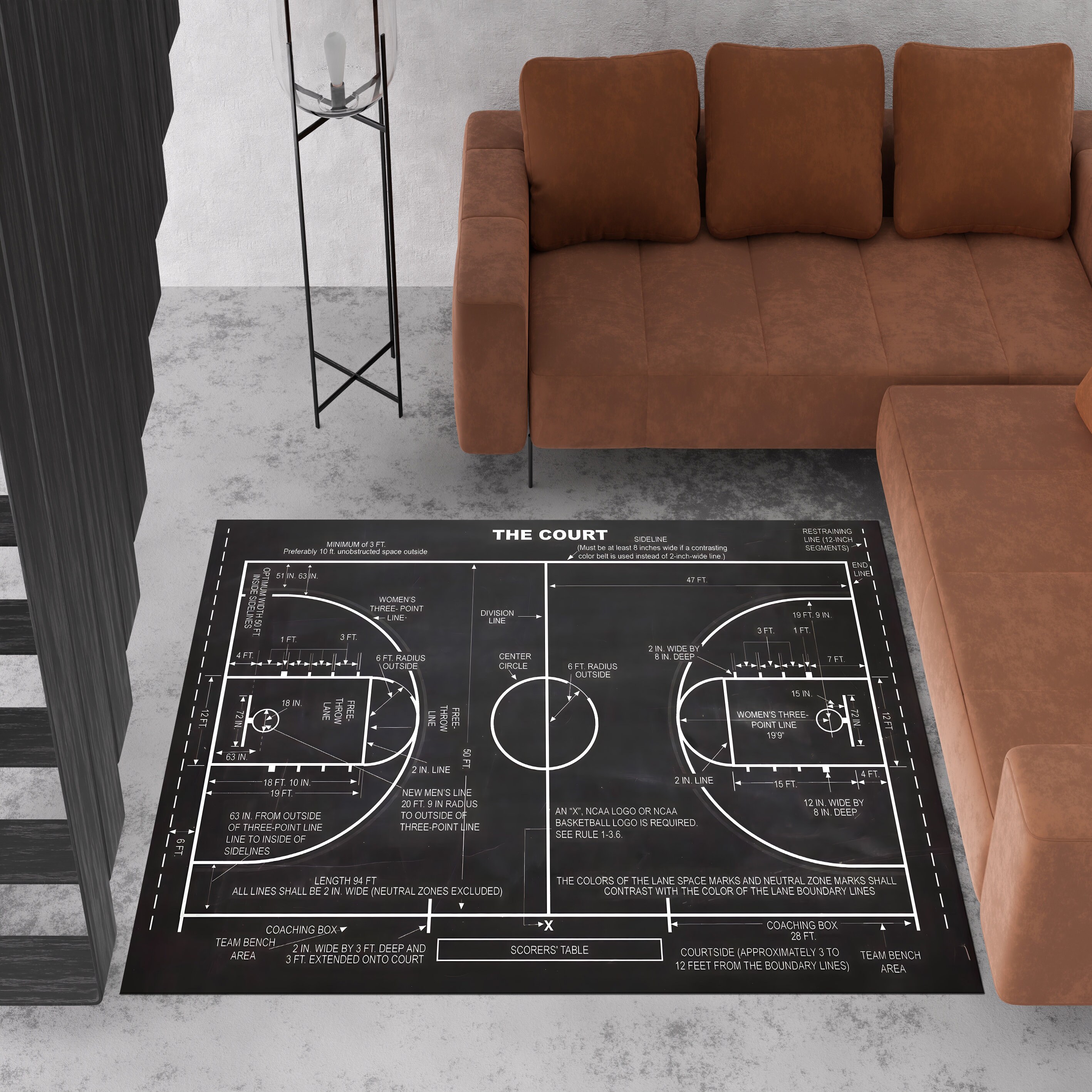 Basketball Court Rug,basketball Team Rug,sports Rug,air Area Rug, Sport