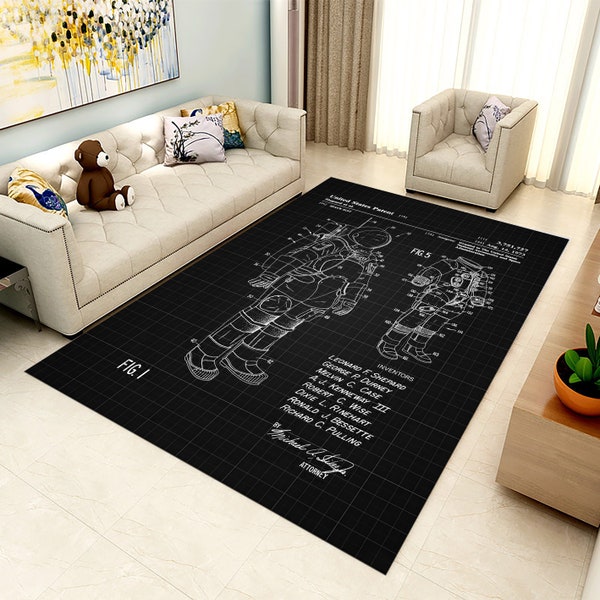 Astronaut Shuttle Patent Art - Etsy