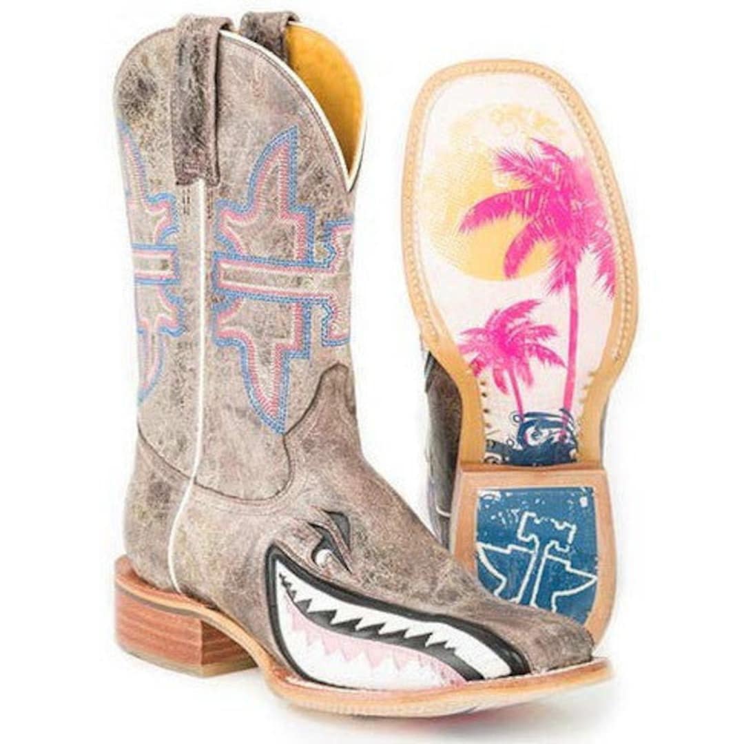 Women's Tin Haul Man Eater Boots With Man Eater Sole Etsy