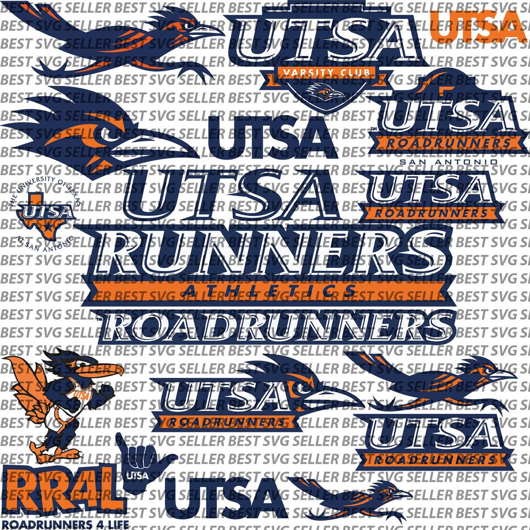 Road Runners SVG Basketball SVG UTSA Football Collage Etsy