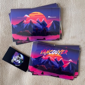 Vancouver estilo anos 80 - Impressão