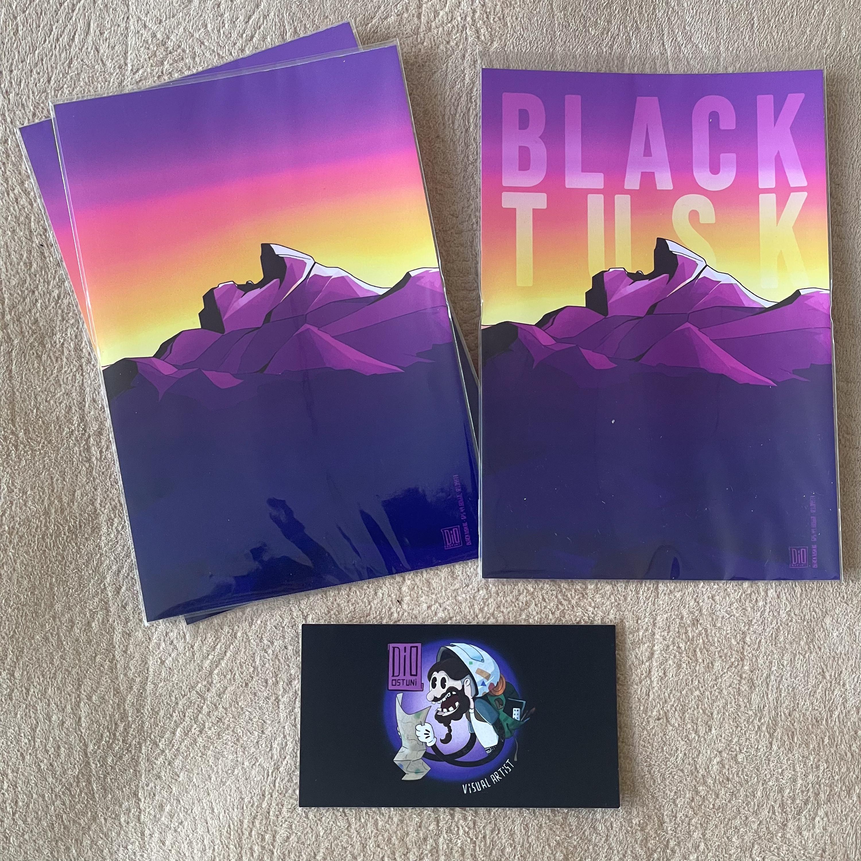 The Black Tusk - Print - Etsy