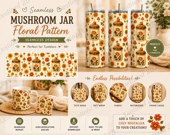 Patroon paddenstoelpot