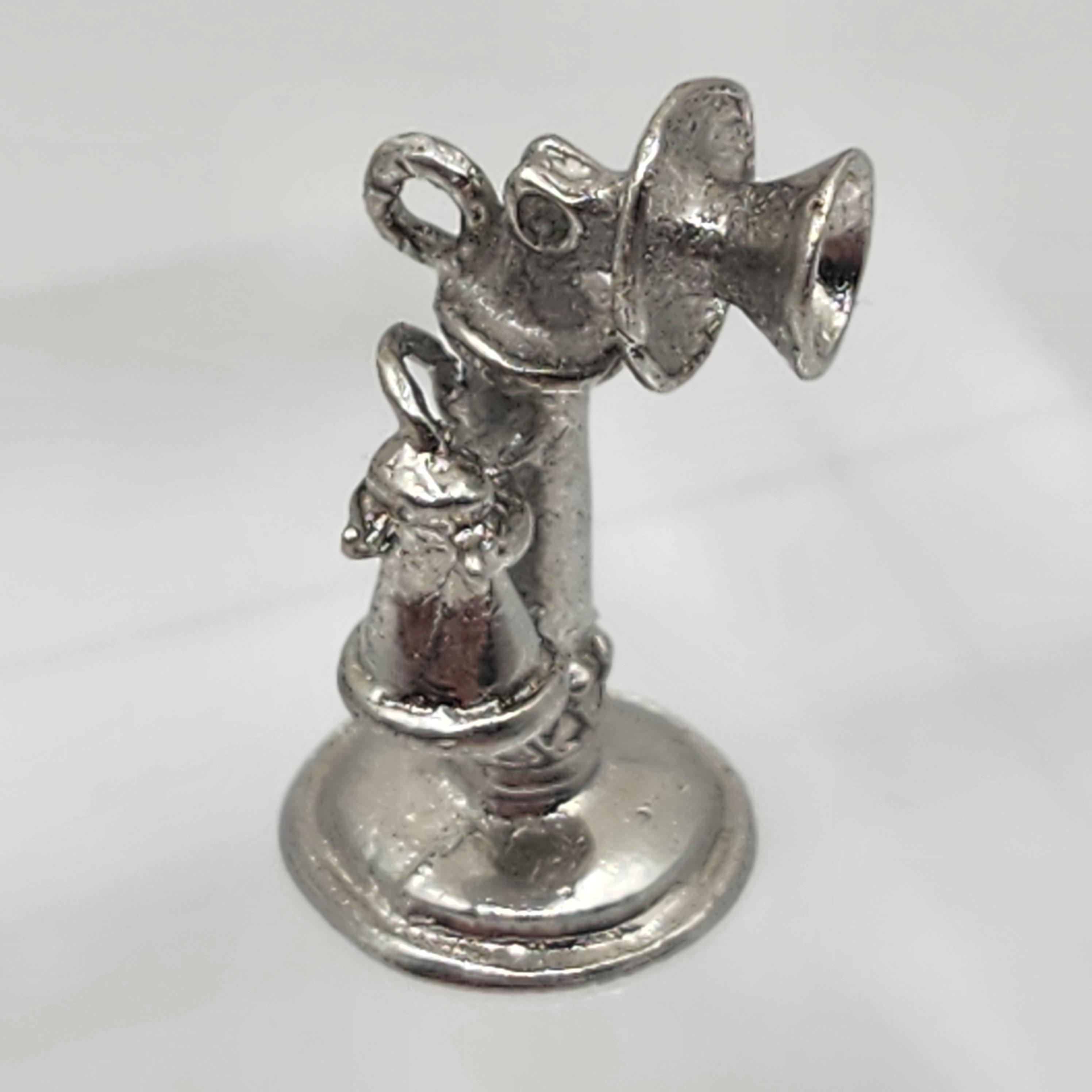 Sterling Silver Telephone Charm