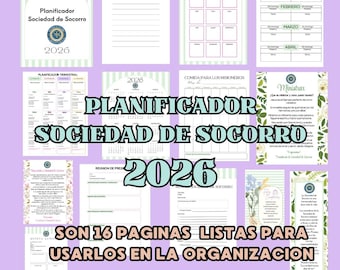 Planificador sociedad de socorro 2026