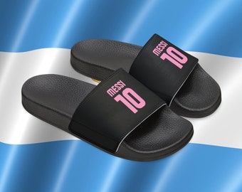 Youth sandals shoes Messi Inter Miami gift for kids