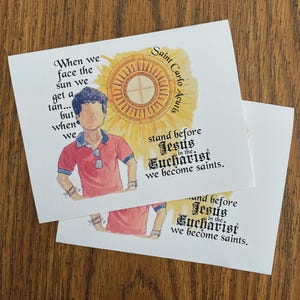 Carlo Acutis Printable Notecards
