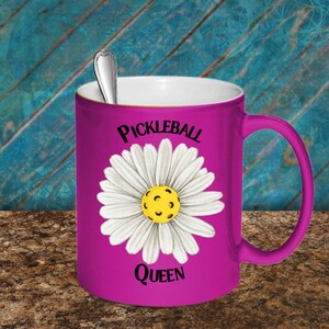 Pickleball Queen Coffee Mug, Pickle Ball Coffee Mug, Gift for Pickleball Lover, Pickleball Player, Gifts for Women, Pickleball Mug for Women