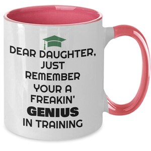 Daughter Off to College Coffee Mug, New College Student, College Freshman Gift, Gift For Daughter, Funny College Mug, Novelty Mug For...