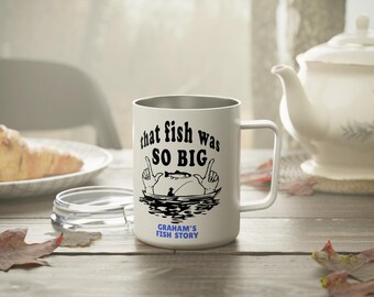Personalized Fishing Mug, Fisherman Mug, Custom Gift For Fisherman, Gift For Fisherman, Fishing Lover Gift,  Fisherman Birthday Present