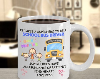 School Bus Driver Coffee Mug, Gifts For School Bus Driver, Best School Bus Driver, Funny Bus Driver, Bus Driver Appreciation Gifts,