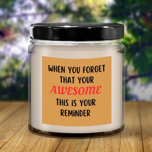 Gift for Boss, Employee, Friend, Coworker, Family Member, Gift Candle, Novelty Candle For Men or Women, Funny Candle, Gift for Friend