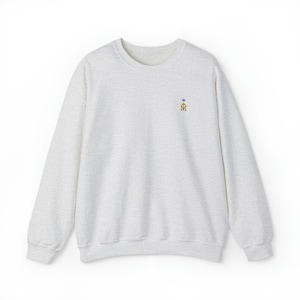 Marian Minimalist Auspice Crewneck Sweatshirt | Catholic crewneck sweatshirt | Mary M Symbol Sweatshirt  | Catholic Mom | Catholic Gifts