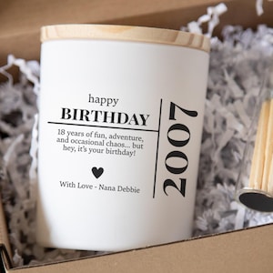 Idée cadeau personnalisée pour un anniversaire, une fille, une soeur, un ami, un cadeau d&#39;anniversaire unique