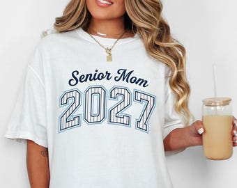 Baseball Mom Game Day Sweatshirt Senior Baseball Mom 2027 Crewneck Senior Night Gift Baseball Mom Shirt Comfort Colors Gildan Senior Mom