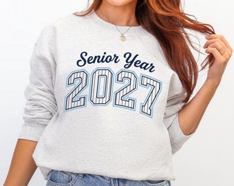 Senior Baseball Player Gift 2027 Senior Baseball Girl Gift Crewneck Softball Senior Shirt Game Day Sweatshirt Comfort Colors Baseball Shirt
