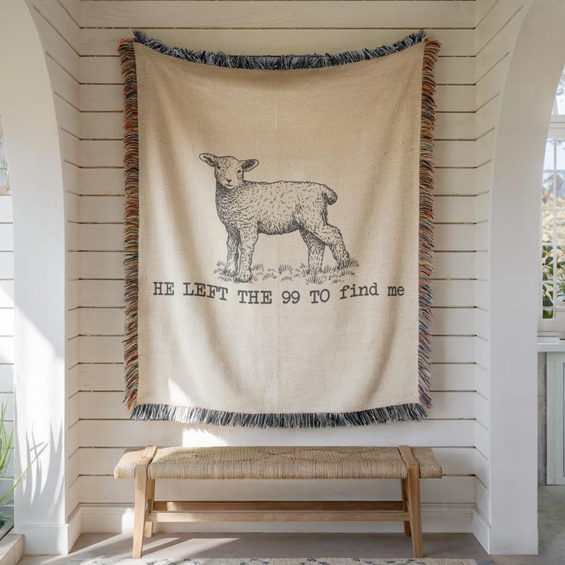 Cotton Wall Hanging Bible Verse Design Prayer Space Art Multiple Size Selection Floral Circular Pattern Natural Cotton Weave Black Text Detail Multicolored Fringe Border Faith Inspired Artwork Spiritual Home Interior Beautiful Display