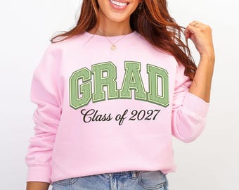 Senior 2027 Graduation Sweatshirt Class of 2027 Grad Crewneck Graduation Gift Senior Year Shirt Comfort Colors Gildan Gift for Graduate Gift