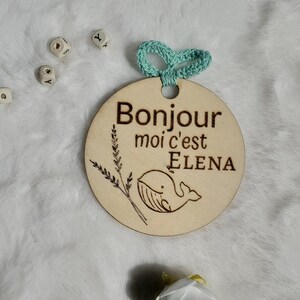 Carte de naissance personnalisable