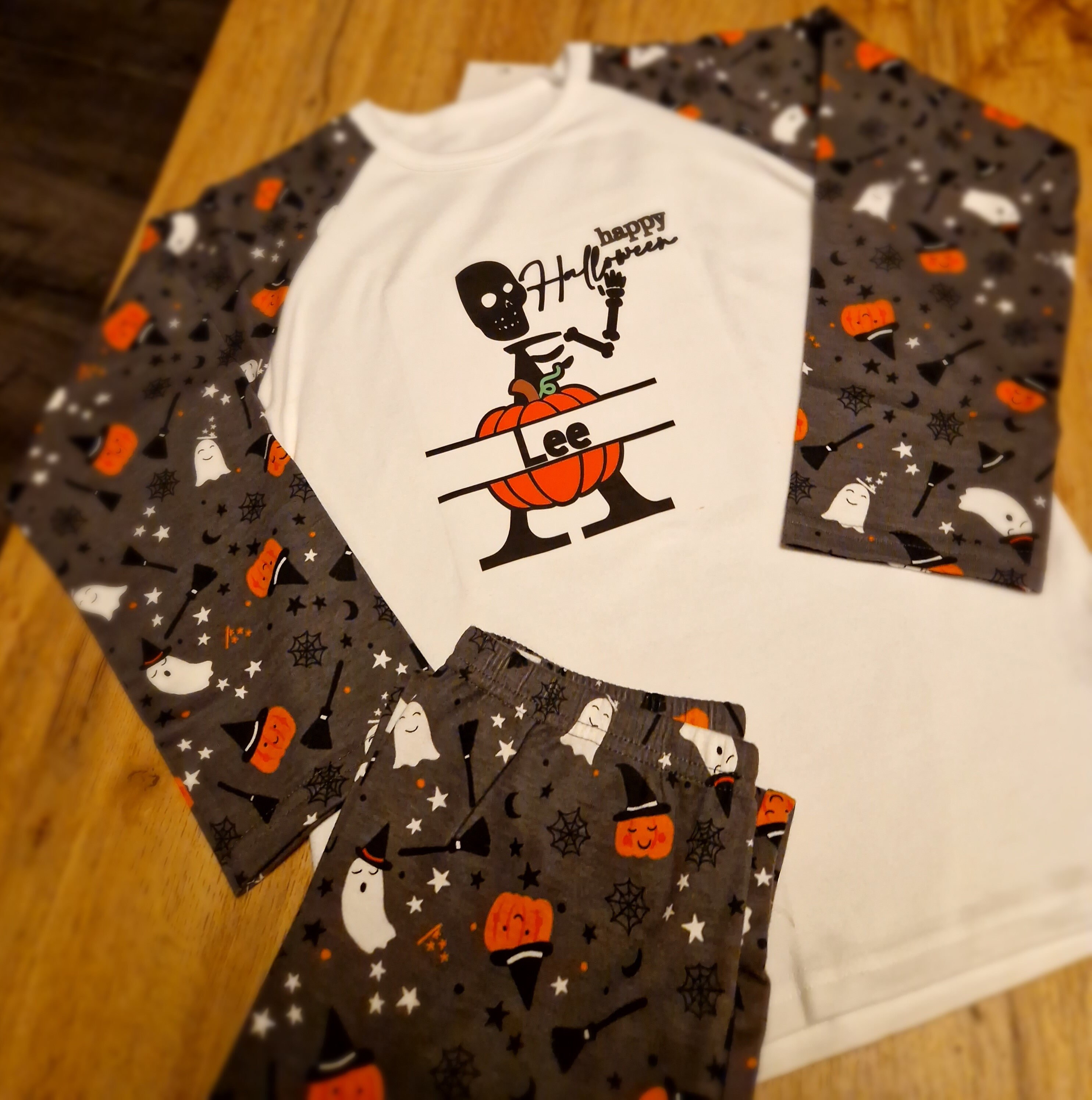 Personalised halloween pyjamas new arrivals