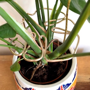 MEDIUM Monstera Shaped Plant Support - Variety of Colours - Houseplant Trellis - Plant Lover Gift