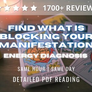 Manifestation Blockage Tarot Reading: Same Day Energy Diagnosis (PDF)