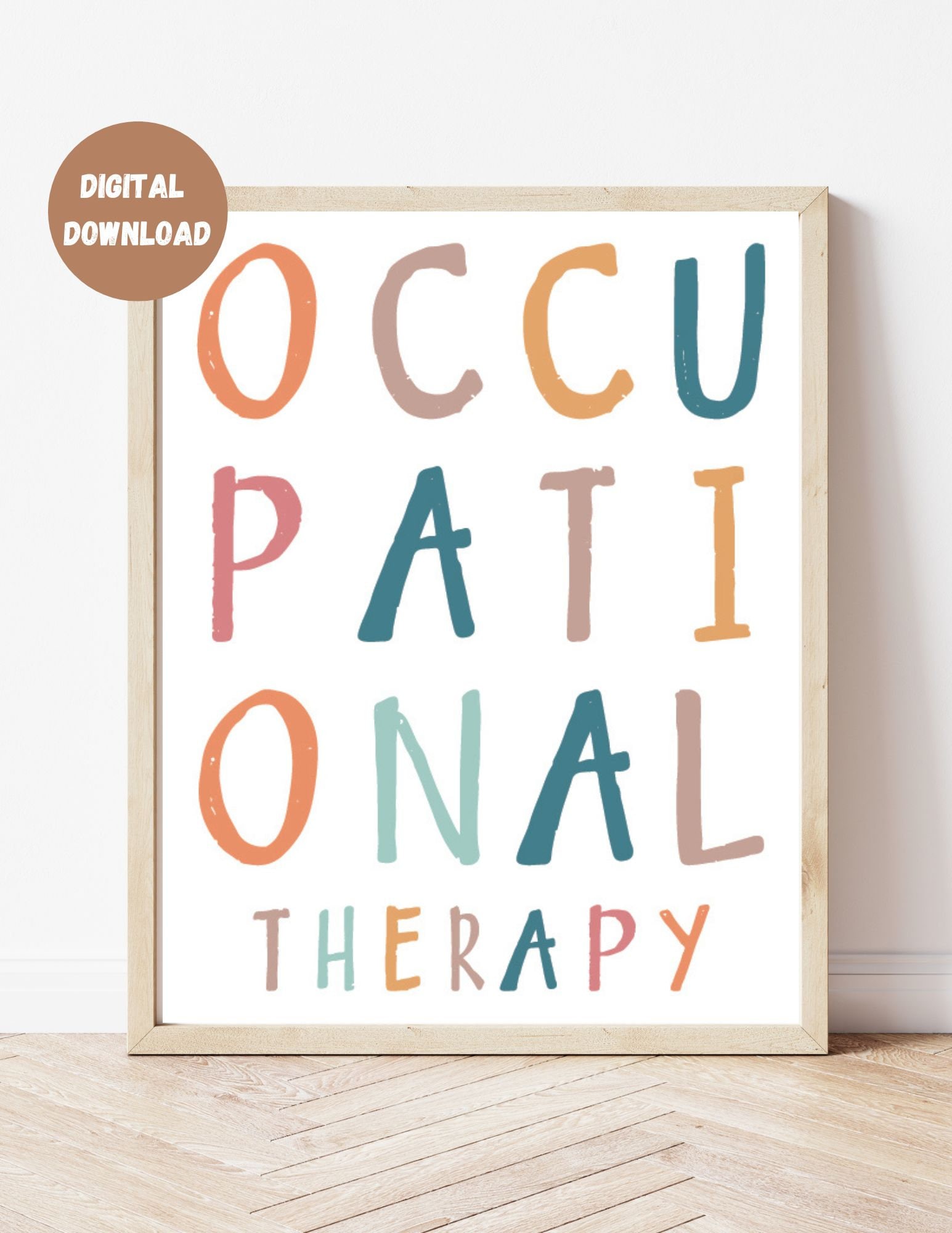 Occupational Therapy Poster, OT Wall Art, OT Poster - Etsy