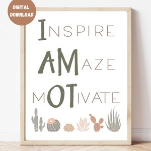 I AM OT Poster, Ergotherapie Poster, Ergotherapie Poster, Therapie Poster