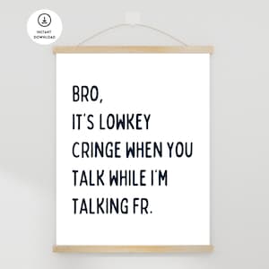 Gen Z Classroom Poster, High School Classroom Decor, Middle School Sign, Classroom Poster, Funny Classroom Poster, Funny Classroom Decor