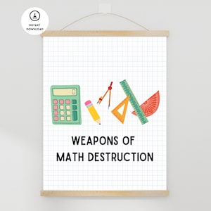 Math Poster, Math Classroom Decor, Math Classroom, Math Teacher, Funny Math Poster, Math Decor, Math Symbols, Math Classroom