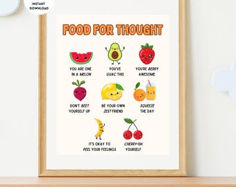 Kids Affirmation Poster, Classroom Poster, School Counselor Sign, Speech Classroom Poster, Therapist Office Decor, Therapy Poster, Therapist