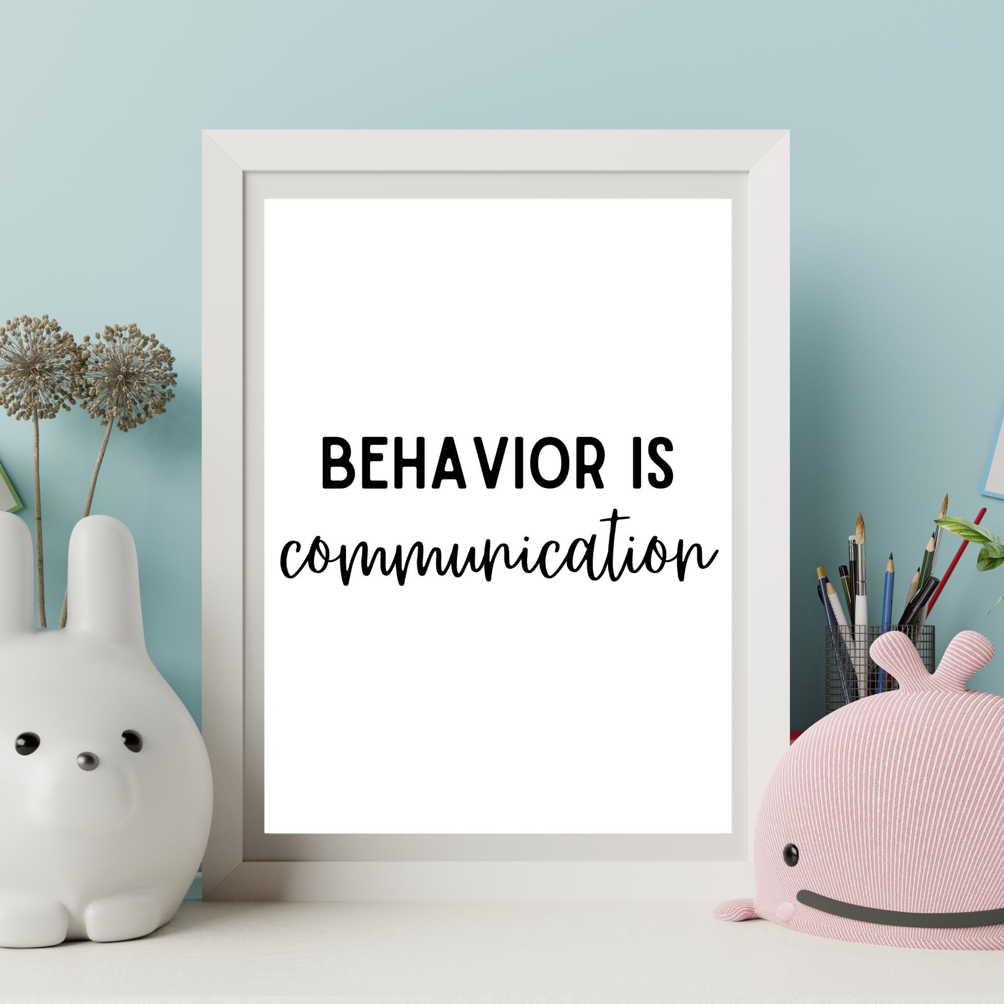 Behavior is Communication Poster, Special Education Teacher, SPED ...