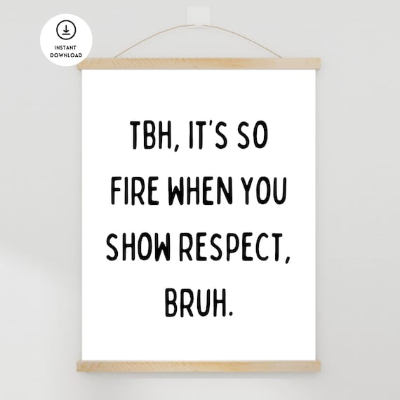 Funny Classroom Poster, Gen Z Slang Poster, High School Classroom, Middle School Class Poster, Funny Teacher Sign, Teacher Gift, Gen Z Slang