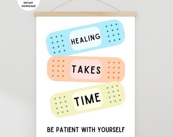Therapy Poster, Counselor Poster, School Counselor, Social Worker, Psychology Poster, Therapy Office Decor, Counselor Office Decor, Healing