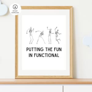 Halloween Occupational Therapy Poster, Funny Occupational Therapy Poster, Occupational Therapist, Physical Therapy Poster, PT, OT, OT Decor