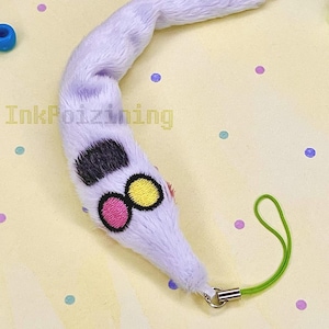 Spamton Deltarune Worm On A String Keychain and Bracelet