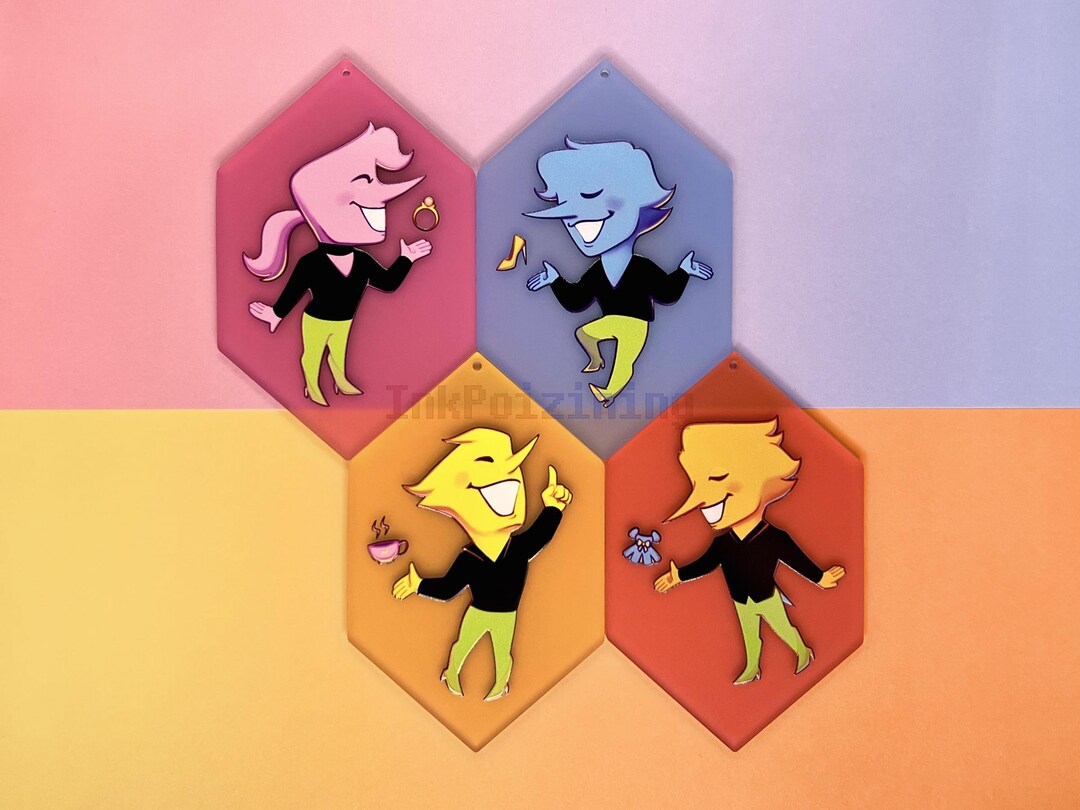 Addison Snowgrave Deltarune Acrylic Charm Keychain - Etsy