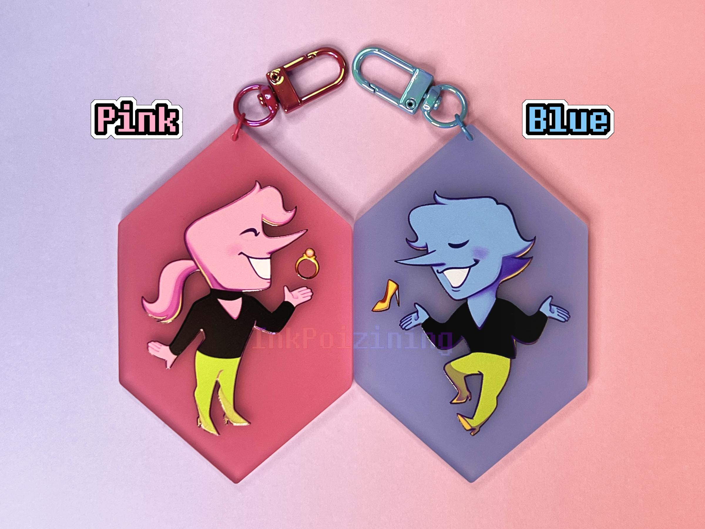 Addison Snowgrave Deltarune Acrylic Charm Keychain - Etsy