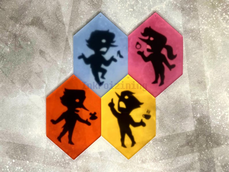 Addison Snowgrave Deltarune Acrylic Charm Keychain - Etsy