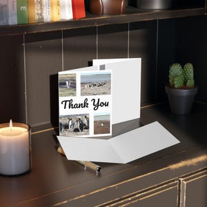 Penguin-Themed Thank You Greeting Cards, Perfect for Notes, Birthdays, Appreciation, Holidays, 8/16/24 Pack