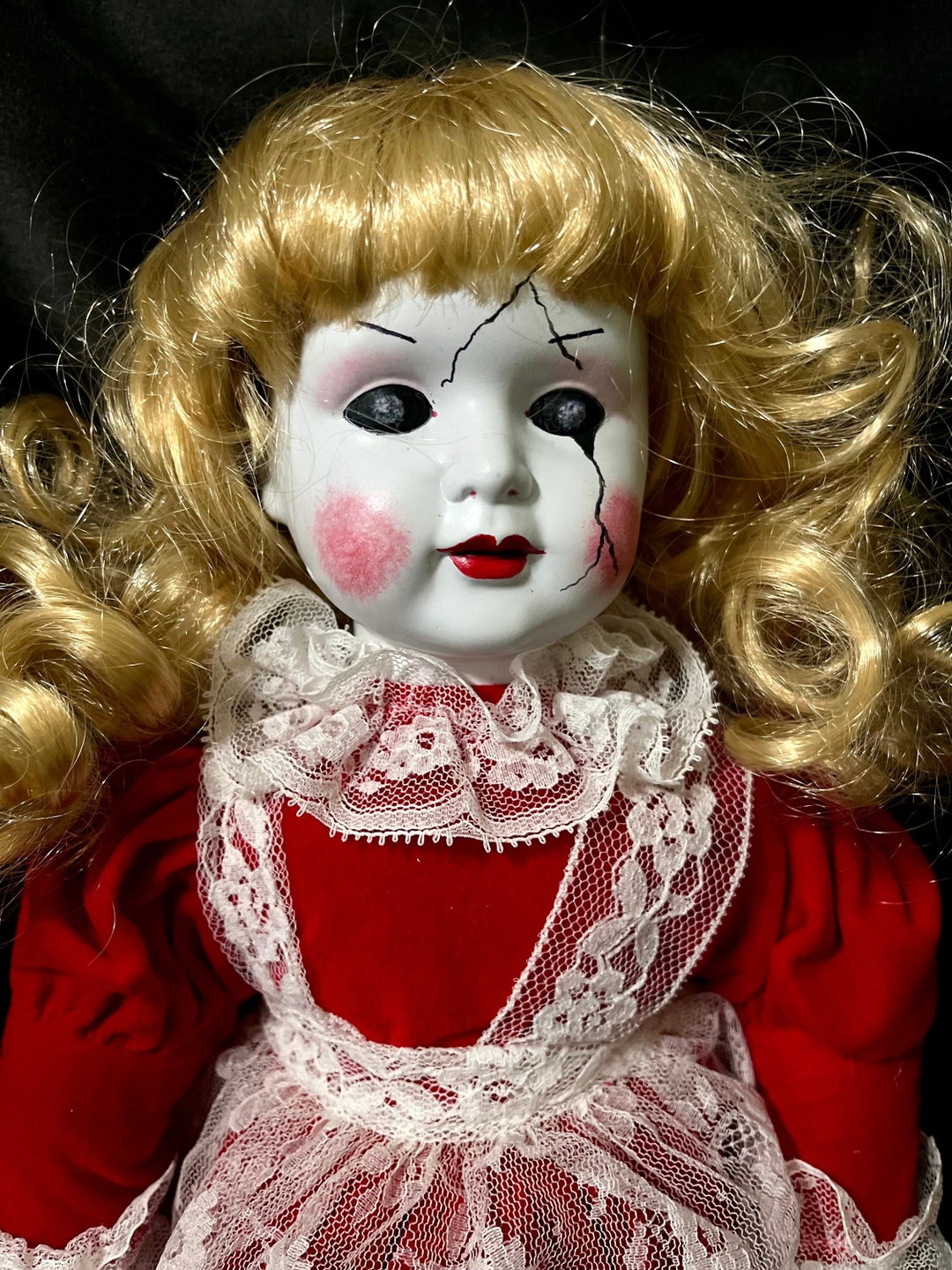 Gruselige altmodische gruselige Musical Horror Puppe - Etsy.de