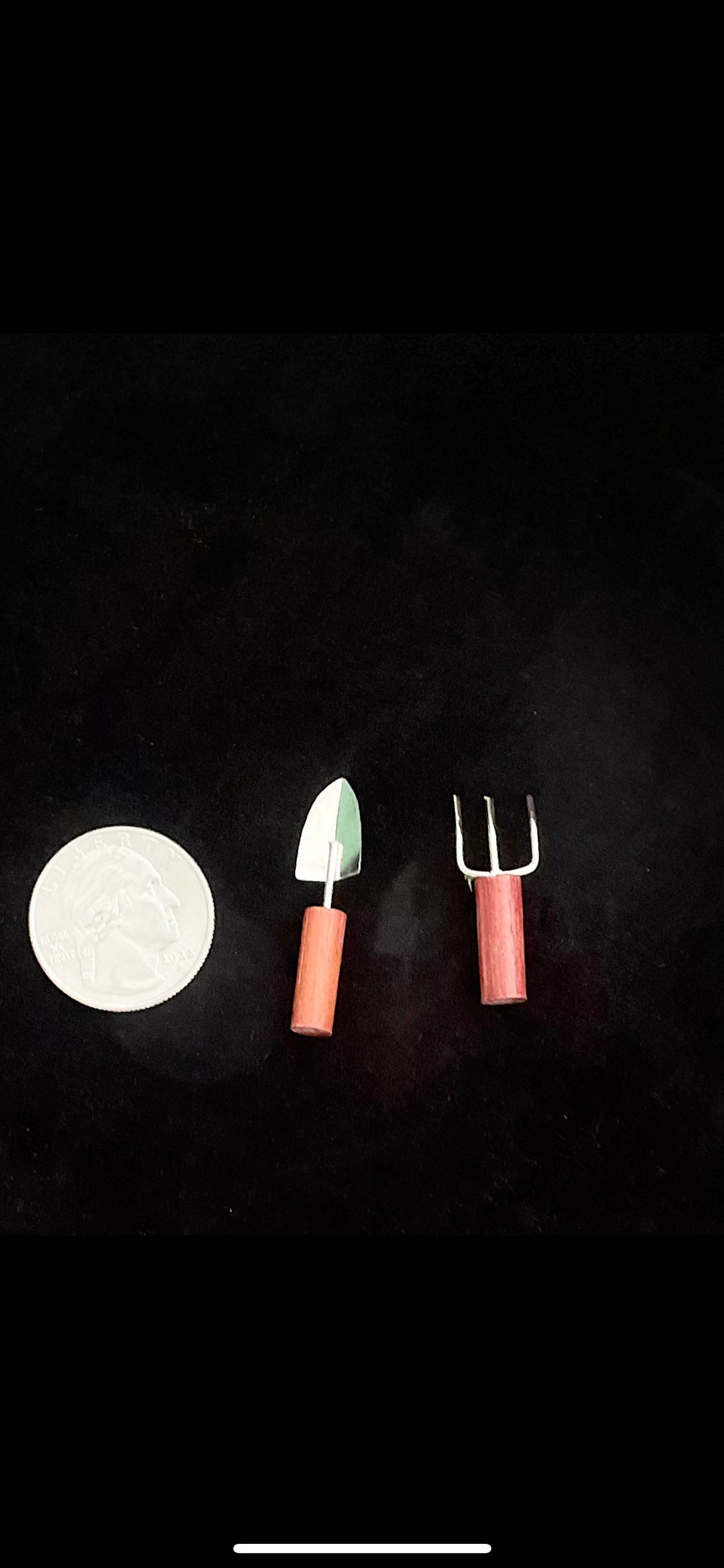 Miniature Dollhouse Garden Tools Etsy