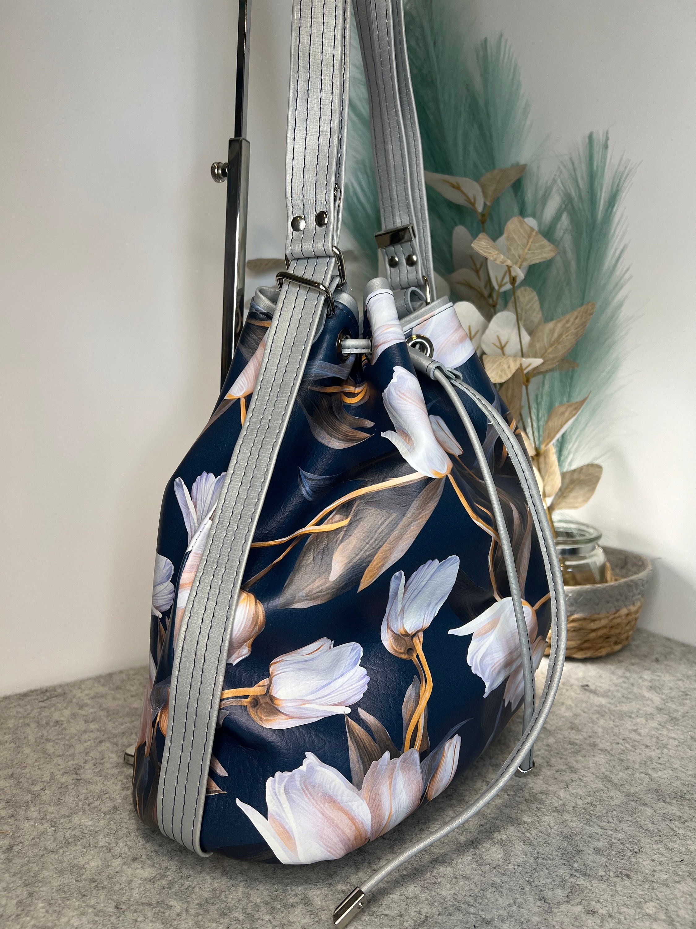 Krystal Convertible Bucket Bag - Etsy