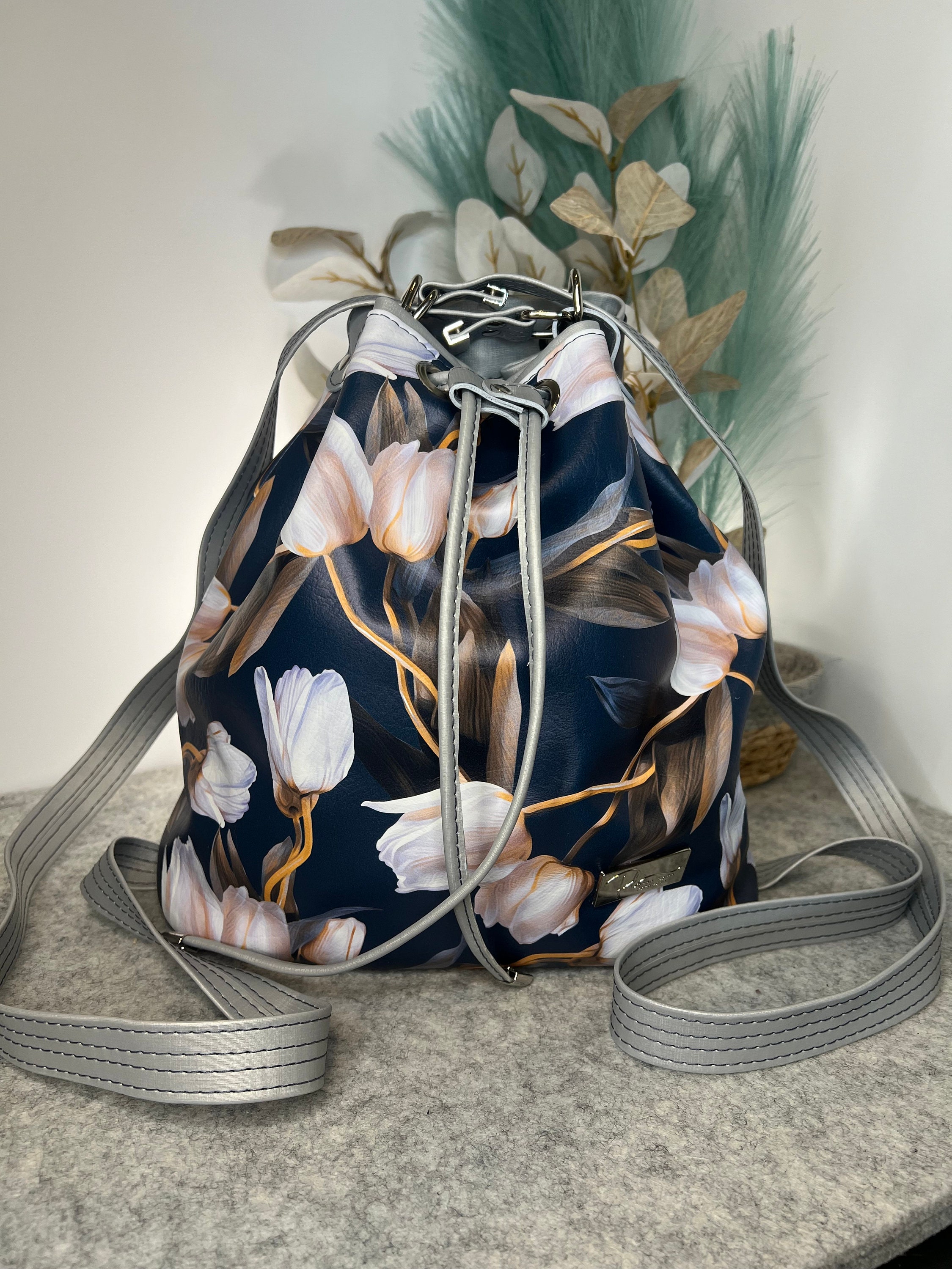 Krystal Convertible Bucket Bag - Etsy