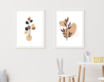 Arte della linea di fiori, arte della linea di fiori, arte della parete minimalista, decorazione della parete del bouquet di fiori, stampe floreali botaniche, arte stampabile / DOWNLOAD DIGITALE