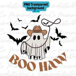 Halloween Retro Boohaw Ghost PNG, Spooky season PNG,Digital Download, Sublimation Shirt,transfer Png,Boohaw Png,Western Png,Ghouls Png,