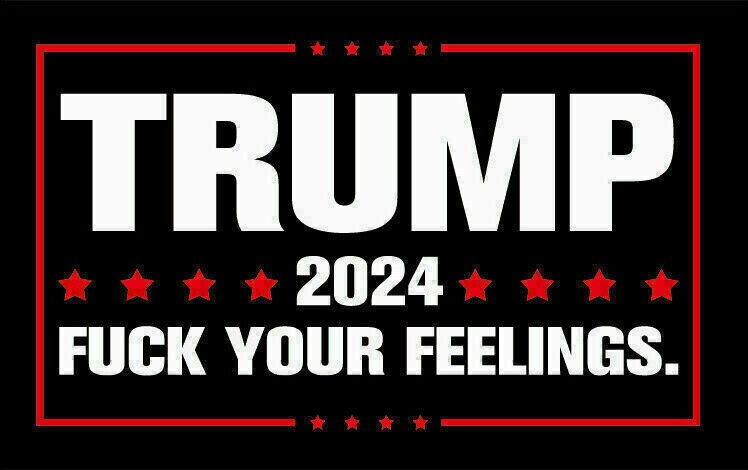 Trump 2024 Fuck Your Feelings Retro Sports Denim Cap 並行輸入品 Donald TRUMP 2024 F#%k Your Feelings Window republican Bumper