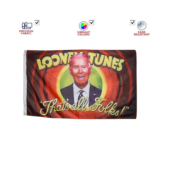 Blue Flag Bandiera 3x5 Piedi "Let's Go Brandon" #FJB - Banner Divertente Anti Joe Biden Per Giardino O Casa Bandiera Palestina - Foto 5