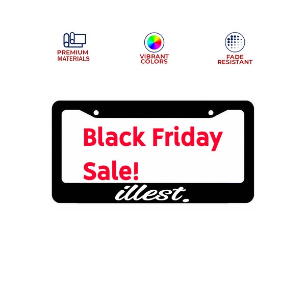 Illest Car Frame Etsy